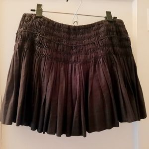 J Crew Pleated Stretch Drop Waist Skirt